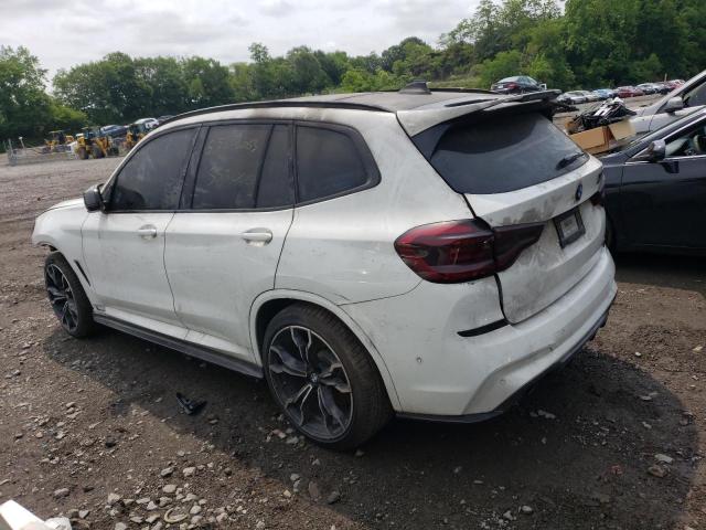5YMTS0C02M9H79786 - 2021 BMW X3 M COMPETITION თეთრი ფოტო 2