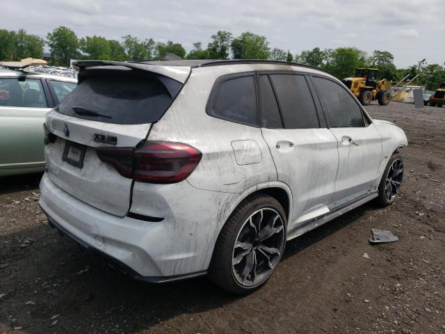 5YMTS0C02M9H79786 - 2021 BMW X3 M COMPETITION თეთრი ფოტო 3
