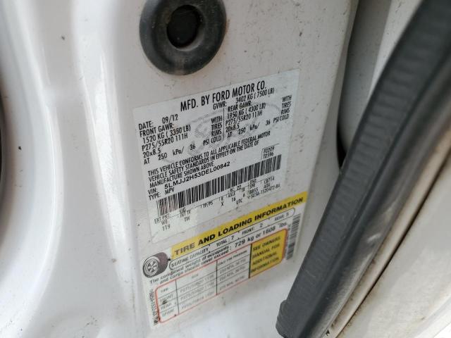 5LMJJ2H53DEL00842 - 2013 LINCOLN NAVIGATOR 白色 照片 13