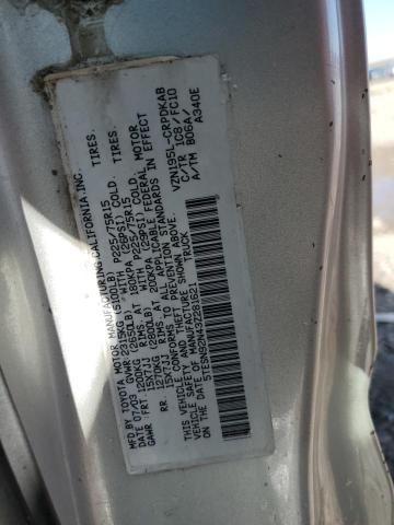 5TESN92N43Z281621 - 2003 TOYOTA TACOMA XTRACAB PRERUNNER ვერცხლისფერი ფოტო 12