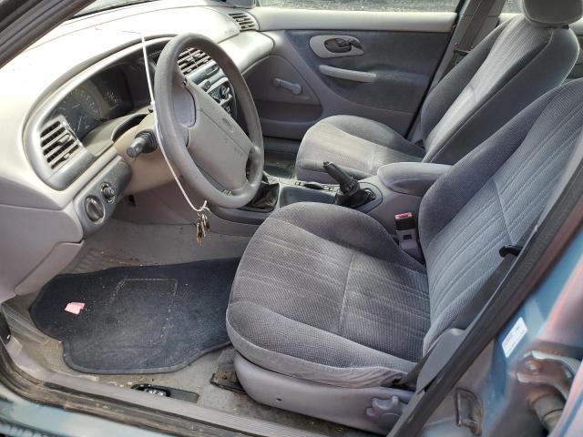 1FALP6535TK147556 - 1996 FORD CONTOUR GL TEAL photo 7