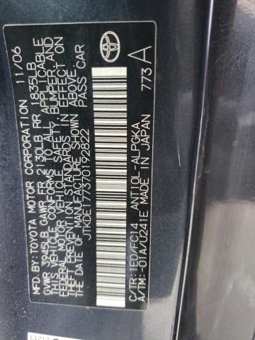 JTKDE177370192822 - 2007 TOYOTA SCION TC 灰色 照片 12