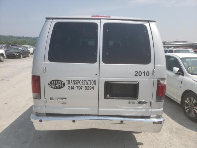 1FBNE3BL6ADA31588 - 2010 FORD ECONOLINE E350 SUPER DUTY WAGON SILVER photo 6