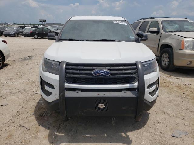 1FM5K8AR0KGA30150 - 2019 FORD EXPLORER POLICE INTERCEPTOR WHITE photo 5