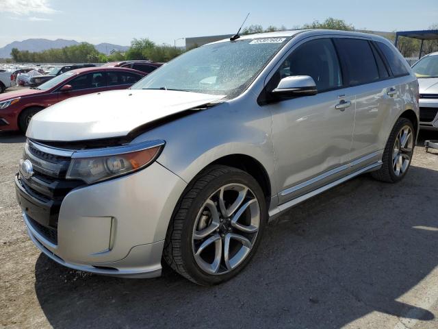 2FMDK4AK0DBB54405 - 2013 FORD EDGE SPORT SILVER photo 1