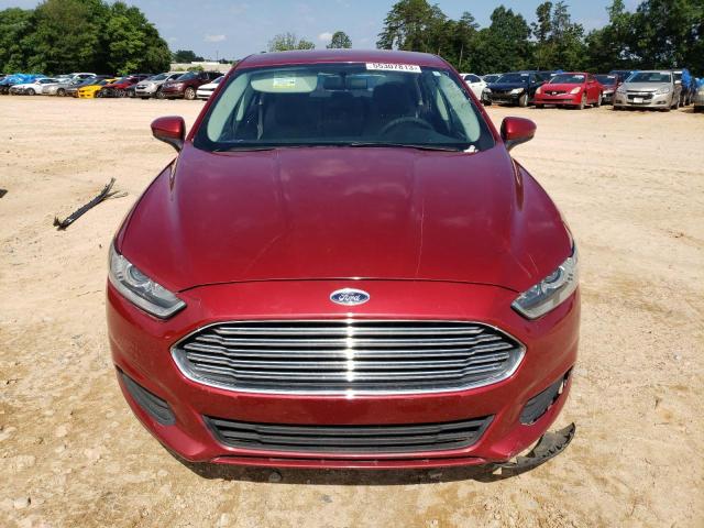 1FA6P0G71E5406233 - 2014 FORD FUSION S RED photo 5