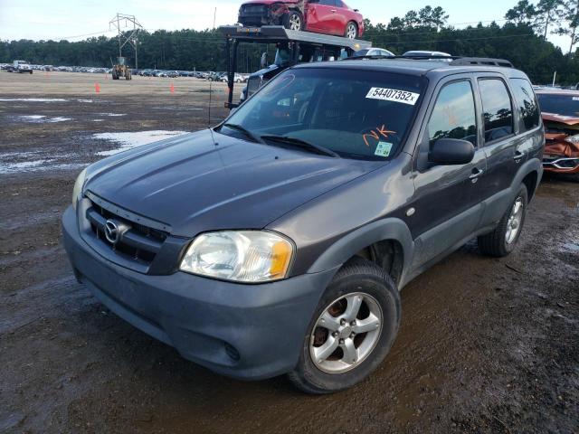 4F2YZ02Z25KM35148 - 2005 MAZDA TRIBUTE I GRAY photo 2