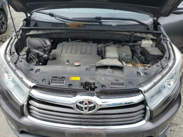5TDJKRFH1GS302324 - 2016 TOYOTA HIGHLANDER XLE GRAY photo 12