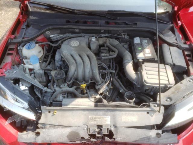 3VW1K7AJ7FM403815 - 2015 VOLKSWAGEN JETTA BASE 红色 照片 11