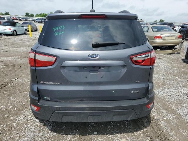 MAJ6S3GL8LC388173 - 2020 FORD ECOSPORT SE GRAY photo 6