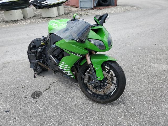 JKAZXCE118A000434 - 2008 KAWASAKI ZX1000 E GREEN photo 1