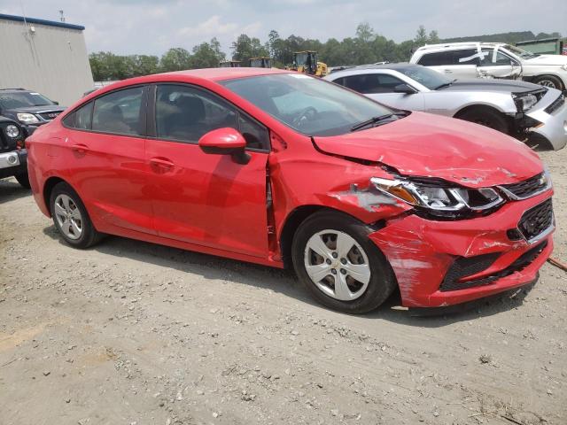 1G1BC5SM6H7244244 - 2017 CHEVROLET CRUZ LS RED photo 4