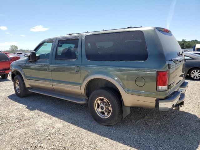 1FMNU43S2YED73551 - 2000 FORD EXCURSION LIMITED GREEN photo 2