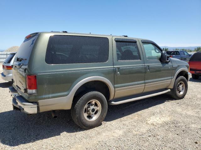 1FMNU43S2YED73551 - 2000 FORD EXCURSION LIMITED GREEN photo 3