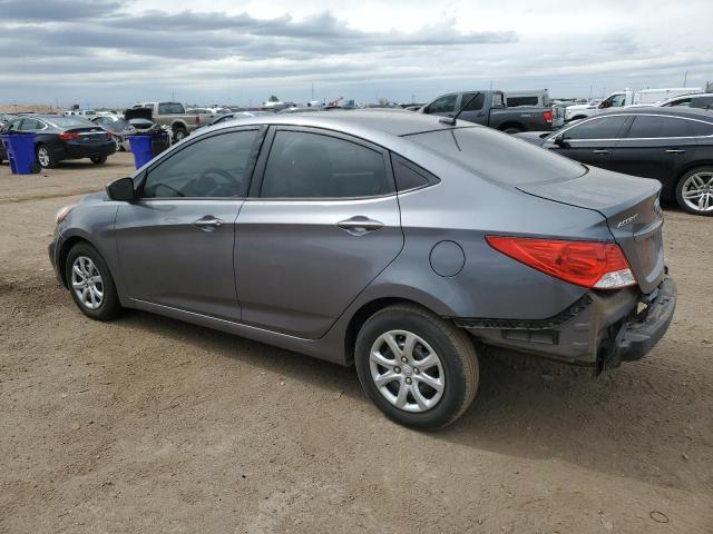 KMHCT4AE3EU620651 - 2014 HYUNDAI ACCENT GLS GRAY photo 2