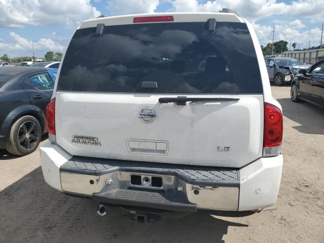 5N1AA08B34N743358 - 2004 NISSAN ARMADA SE WHITE photo 6