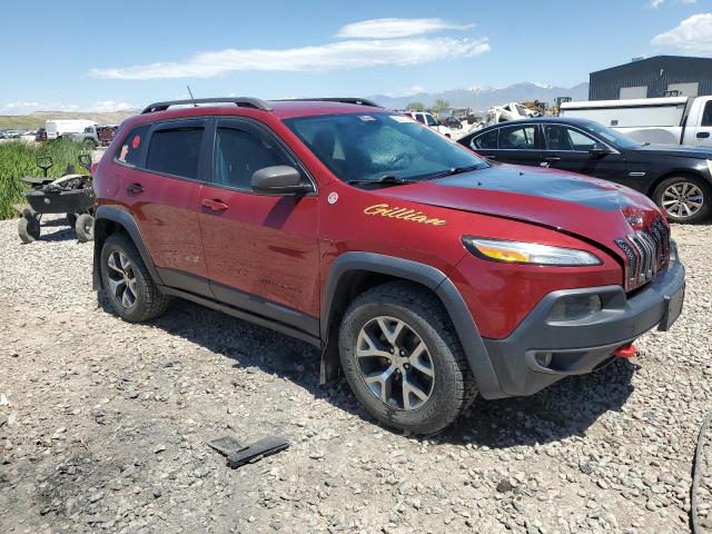 1C4PJMBS5FW705058 - 2015 JEEP CHEROKEE TRAILHAWK 红色 照片 4