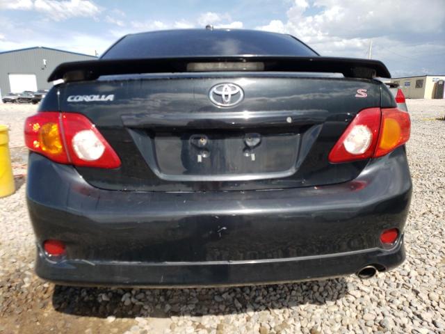 2T1BU4EE5AC506438 - 2010 TOYOTA COROLLA BASE BLACK photo 6