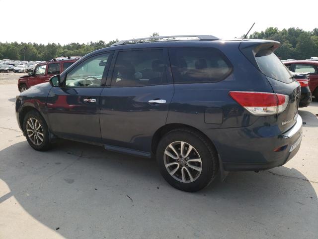 5N1AR2MM7EC715961 - 2014 NISSAN PATHFINDER S BLUE photo 2