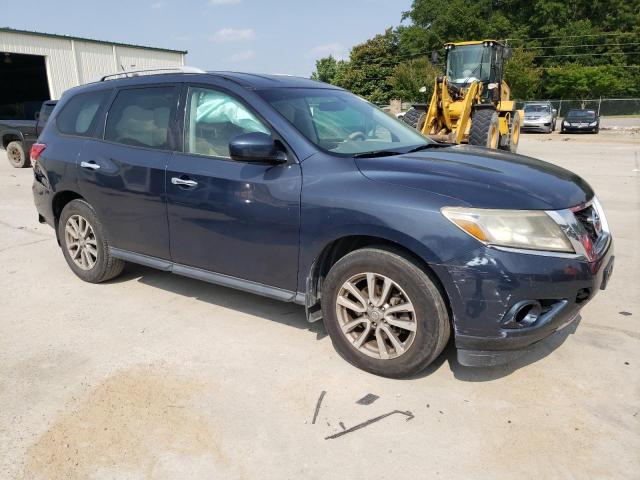 5N1AR2MM7EC715961 - 2014 NISSAN PATHFINDER S BLUE photo 4