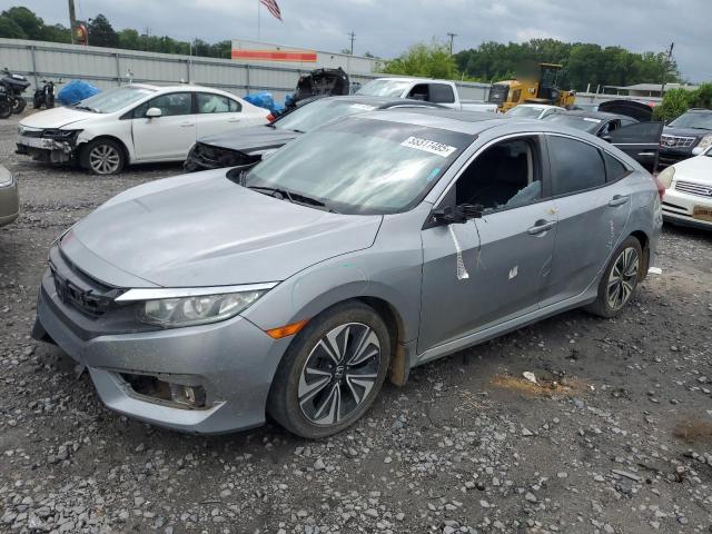 19XFC1F72HE001214 - 2017 HONDA CIVIC EXL SILVER photo 1