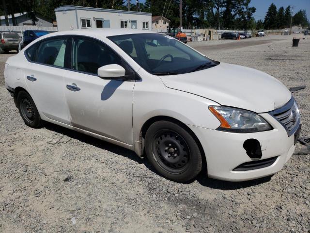 3N1AB7AP5FY247292 - 2015 NISSAN SENTRA S WHITE photo 4