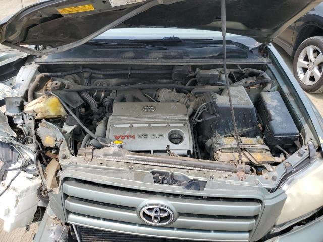 JTEEP21A470213723 - 2007 TOYOTA HIGHLANDER SPORT GREEN photo 11