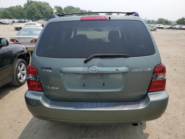 JTEEP21A470213723 - 2007 TOYOTA HIGHLANDER SPORT GREEN photo 6