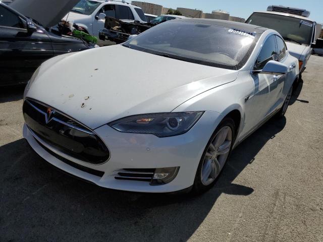 5YJSA1CN6DFP28030 - 2013 TESLA MODEL S Սպիտակ լուսանկար 1