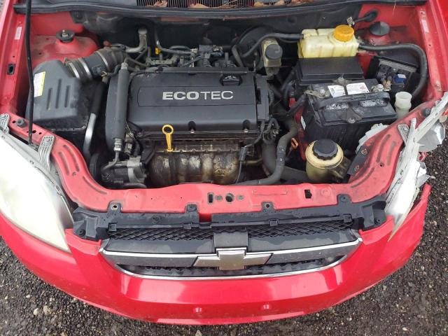 KL1TD5DE9AB082201 - 2010 CHEVROLET AVEO LS Qırmızı foto 11