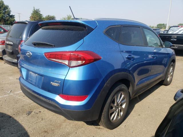 KM8J3CA46GU074505 - 2016 HYUNDAI TUCSON LIMITED BLUE photo 3