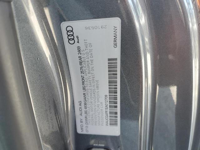 WAUCGAFR1EA012709 - 2014 AUDI S5 PREMIUM PLUS ნაცრისფერი ფოტო 12