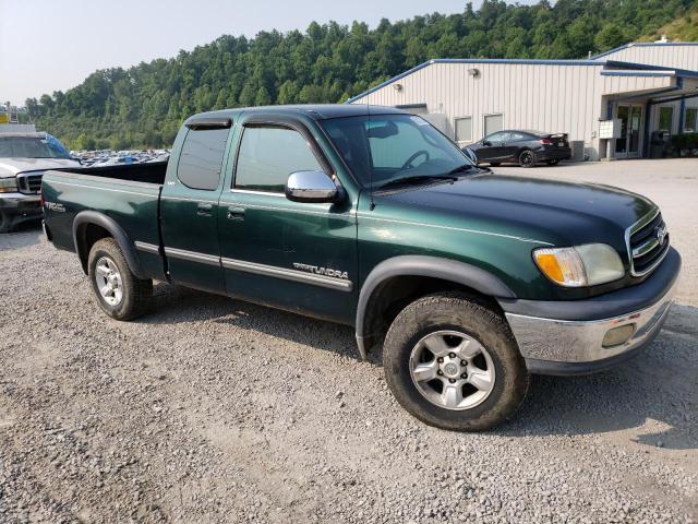 5TBBT44122S320410 - 2002 TOYOTA TUNDRA ACCESS CAB GREEN photo 4