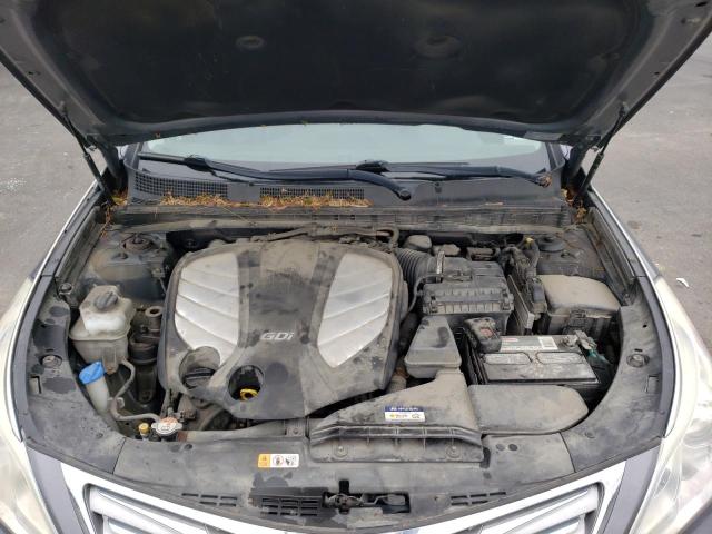 KMHFG4JGXCA121234 - 2012 HYUNDAI AZERA GLS GRAY photo 11