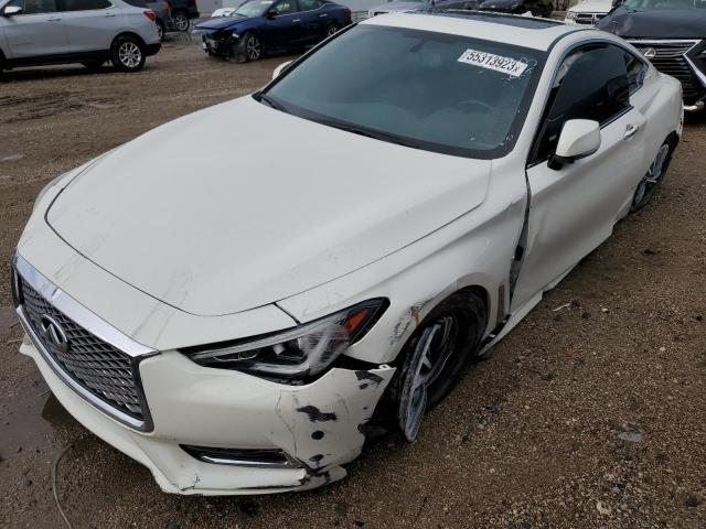 JN1EV7EKXJM342823 - 2018 INFINITI Q60 LUXE 300 WHITE photo 1