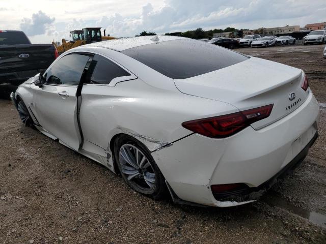 JN1EV7EKXJM342823 - 2018 INFINITI Q60 LUXE 300 WHITE photo 2