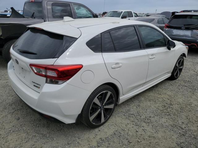 4S3GTAJ64K1708912 - 2019 SUBARU IMPREZA SPORT WHITE photo 3