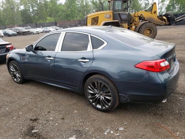 JN1BY1AR4BM372962 - 2011 INFINITI M37 X BLUE photo 2