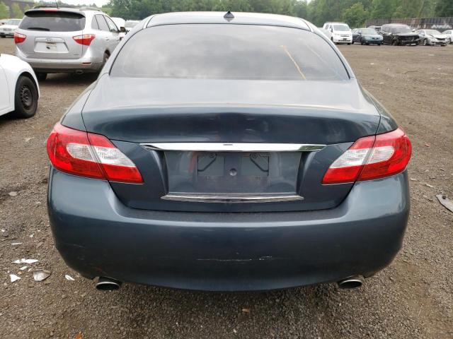 JN1BY1AR4BM372962 - 2011 INFINITI M37 X BLUE photo 6