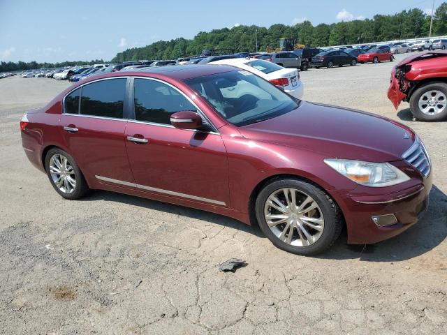 KMHGC4DF7AU107077 - 2010 HYUNDAI GENESIS 4.6L MAROON photo 4