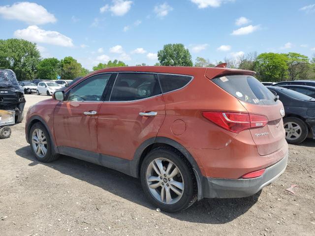 5XYZWDLA7DG077062 - 2013 HYUNDAI SANTA FE S ORANGE photo 2