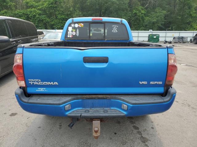 5TEMU52N66Z221462 - 2006 TOYOTA TACOMA DOUBLE CAB LONG BED BLUE photo 6