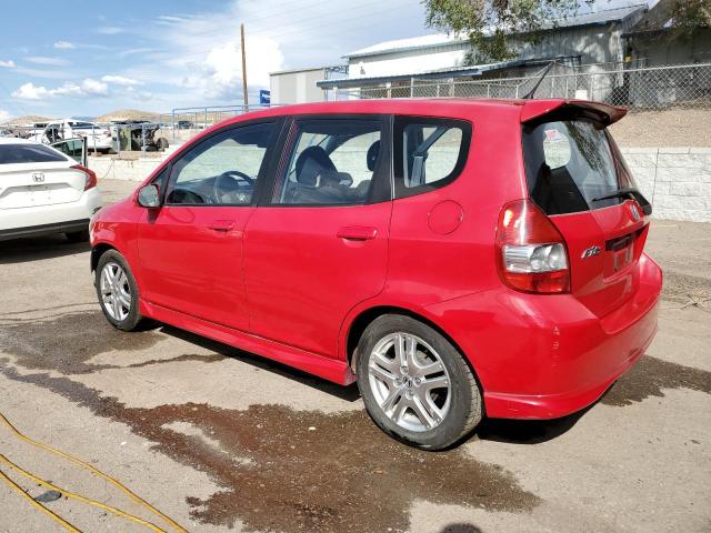 JHMGD38647S801802 - 2007 HONDA FIT S Қызыл фото 2