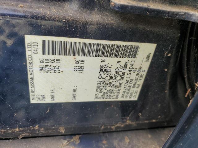 1N4AL2AP2AC154041 - 2010 NISSAN ALTIMA BASE Mavi foto 12