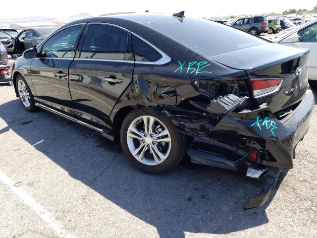 5NPE34AF1KH816177 - 2019 HYUNDAI SONATA LIMITED BLACK photo 2