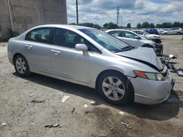 2HGFA16528H524856 - 2008 HONDA CIVIC LX SILVER photo 4