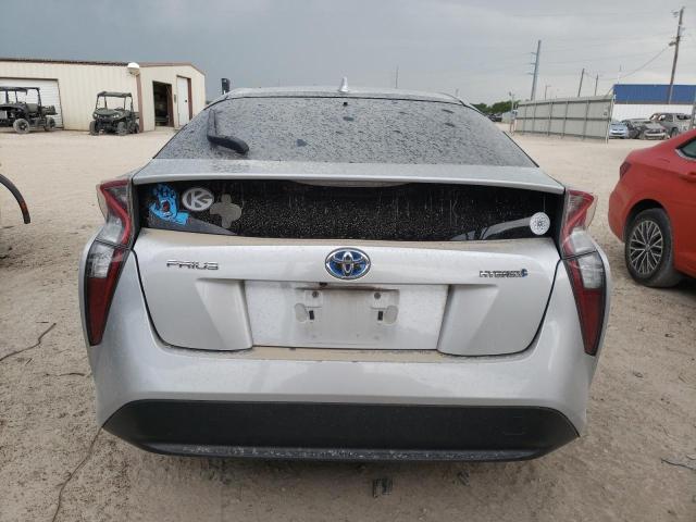 JTDKBRFU5H3034642 - 2017 TOYOTA PRIUS SILVER photo 6