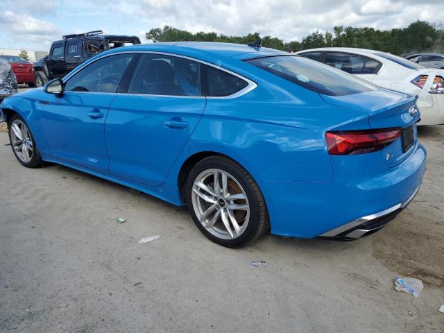 WAUDACF58MA011439 - 2021 AUDI A5 PREMIUM 45 BLUE photo 2