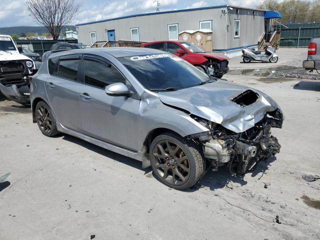 JM1BL1H43A1286385 - 2010 MAZDA SPEED 3 SILVER photo 4