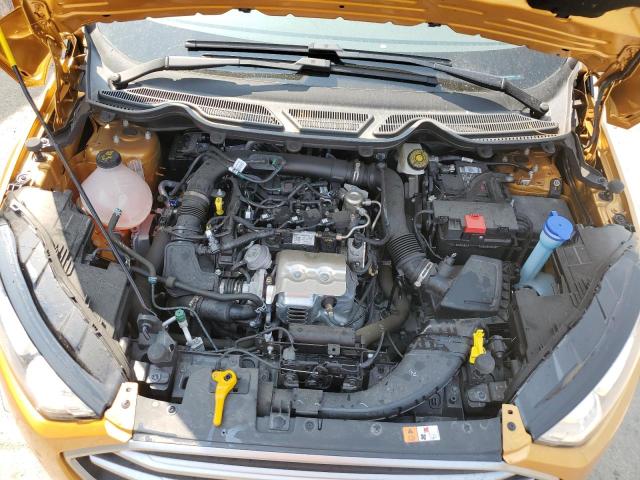 MAJ3S2GE9MC436943 - 2021 FORD ECOSPORT SE ORANGE photo 11